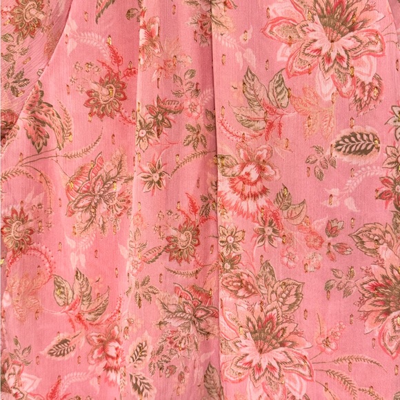 Pink Floral Ruffle Blouse - Picture 6 of 7